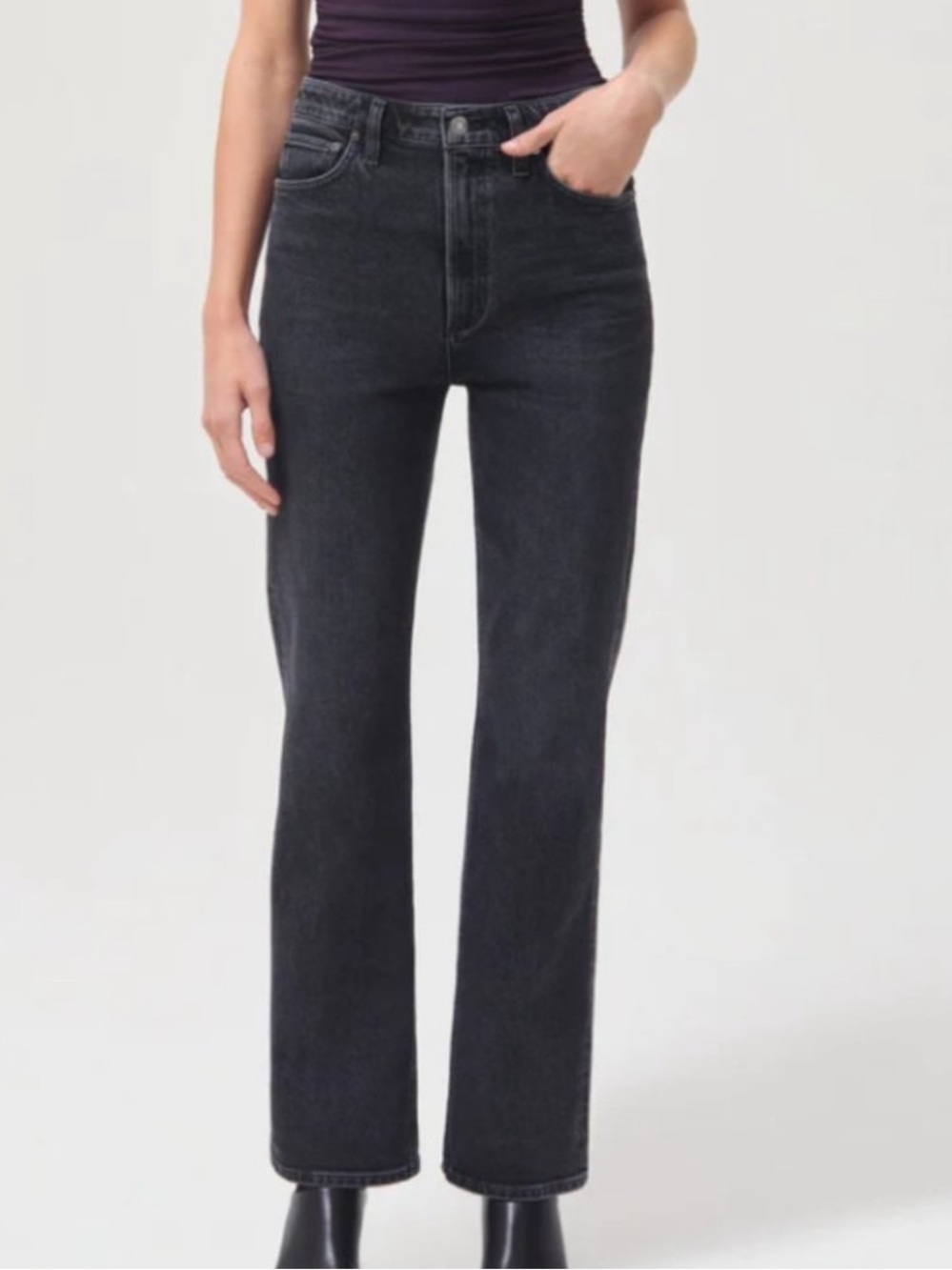 AGOLDE Vintage High Rise Bootcut Jeans, Size: 29